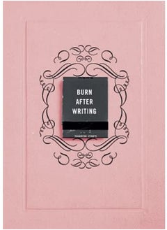 Burn After Writing - By Sharon Jones