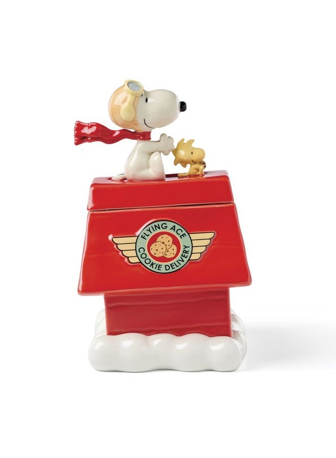 LENOX 897577 Chef Snoopy Figural Cookie Jar - Image 1
