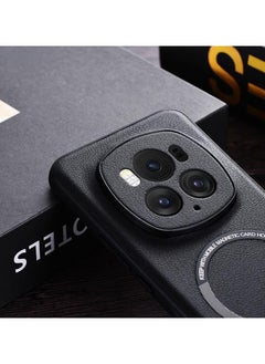 General Magnetic PU Leather Cover Compatible with Honor Magic 6 Pro 5G Wireless Charging Camera Proteciton Back Case For Magic 6 Pro  - Image 2