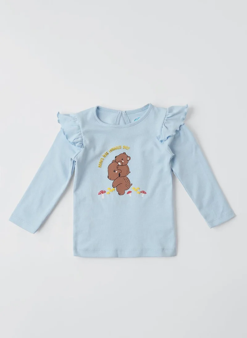 نوتيناتي Nautinati Cotton AOP Printed T-shirt Pack of 3 for Infants