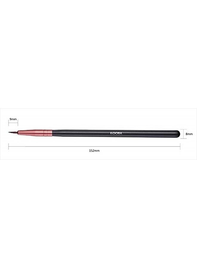 Kooba Makeup Fine Point Eyeliner Brush, Portable Eye Gel Foundation Brush, Beauty Cosmetic Tool for Professional and Travel - Image 3