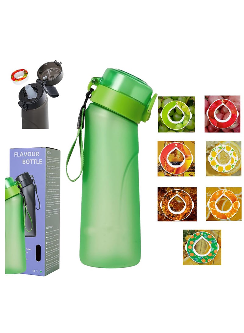 SYOSI Sports Air Water Bottle BPA Free Starter up Set Drinking Bottles,750ML Fruit Fragrance Water Bottle, with 7 Flavour pods%0 Sugar Water Cup, for Gym and Outdoor Gift - Image 1