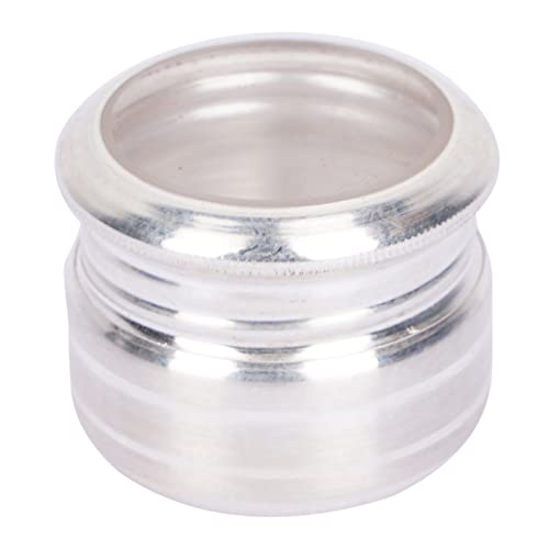 DHRUVS COLLECTION 925 Silver Oxidized Sindoor Dibbi - Kumkum Dani Box for Women, Pooja, Home Decor, Wedding Functions & Gifting Purpose - 9.56 Grams - Image 1