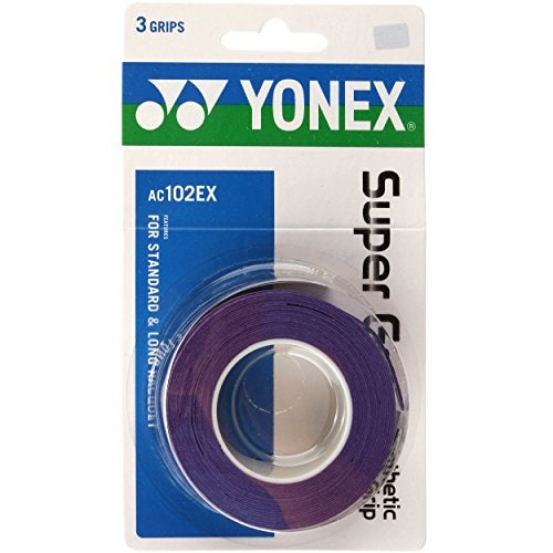 YONEX Super GRAP Tennis Overgrip - 3 Pack in Purple - Image 1