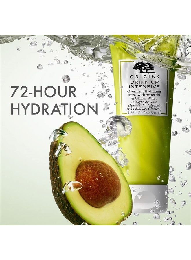 Origins Drink Up Intensive Overnight Hydrating Mask Unisex Mask 2.5 oz - Image 2