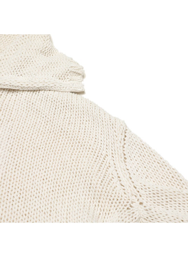 Zara Women's Knit Turn-down Collar Casual Fashion Versatile Cardigan Sweater - Image 5