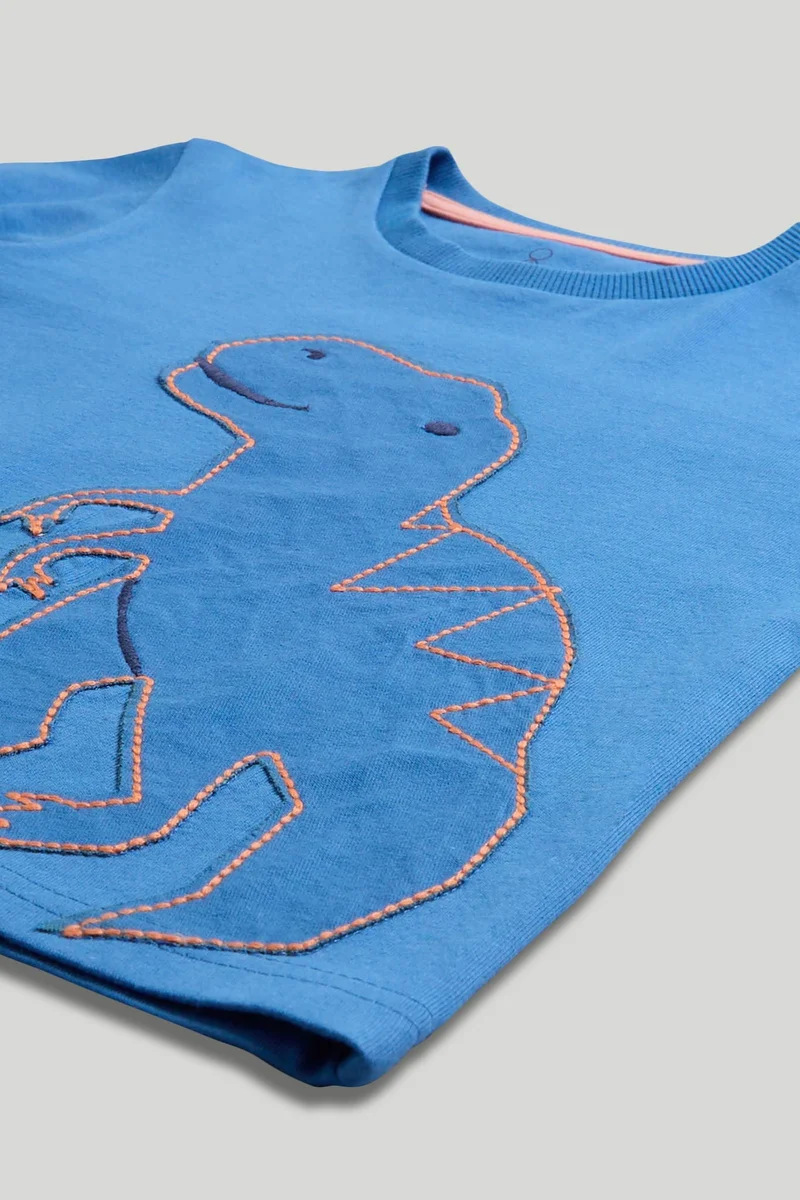 مذركير طقم بيجامات ديناصور قطعتين