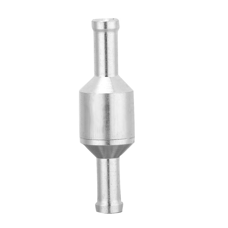 Step Aluminium Inline Straight Check Valve Fuel Diesel Gas Liquid Air One Way Non Return (6mm) - Image 1