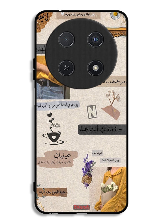 Tolwak Huawei nova 12i Protective Case Cover Arabic Quotes Love  - Image 1