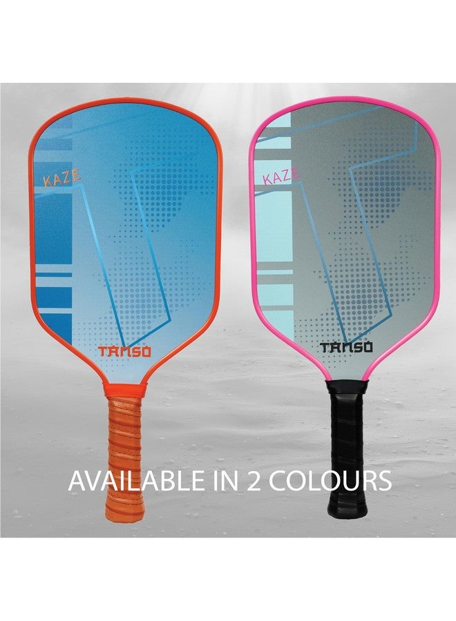 TANSO Kaze Fiberglass Pickleball Paddle with Free Full Pickleball Paddle Cover (220 Grams, 415mm, Fiberglass Surface Pickleball Paddle with Polypropylene Honeycomb Core) (Pink) - Image 5