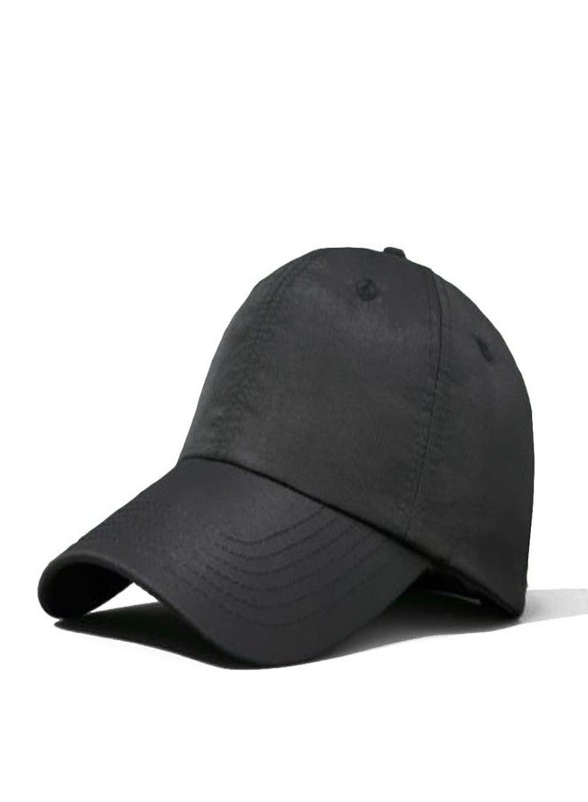 FASHIXD Unisex Waterproof Baseball Cap Outdoor Hat Quick Dry Sun Hat [All Senson] (Black) - Image 3
