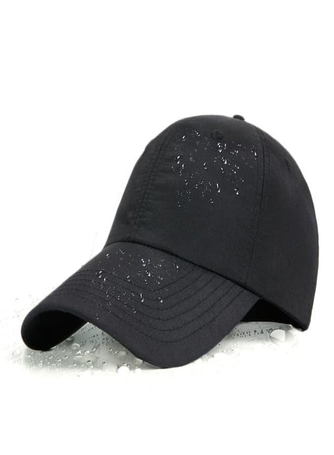 FASHIXD Unisex Waterproof Baseball Cap Outdoor Hat Quick Dry Sun Hat [All Senson] (Black) - Image 2