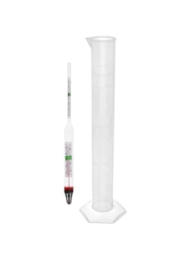 Accurate Aquarium Hydrometer Set for Seawater Testing with Wooden Box And Plastic Cylinder - Image 1