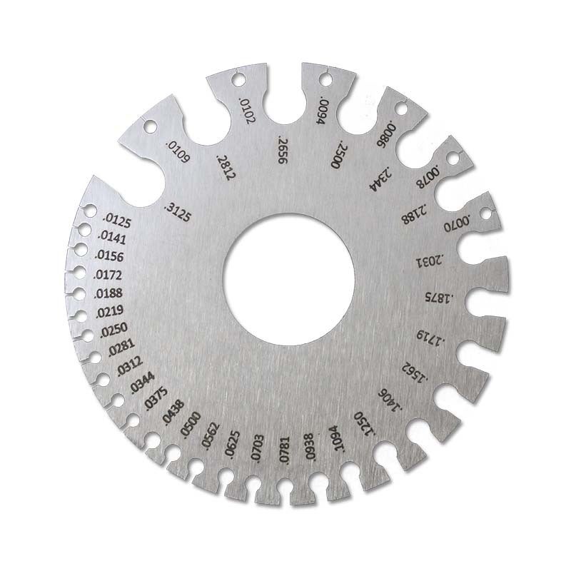 Stainless steel American standard wire diameter gauge template weld inspection gauge thickness gauge wire wire welding gauge(Square wire diameter gauge-) - Image 5