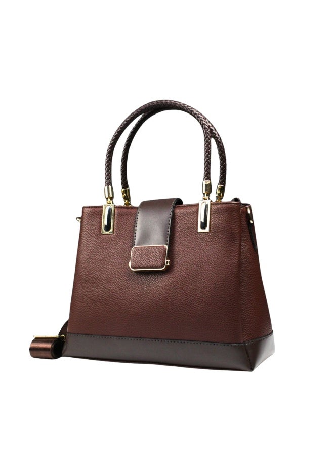 حقيبة يد أنيقة وعملية -بني