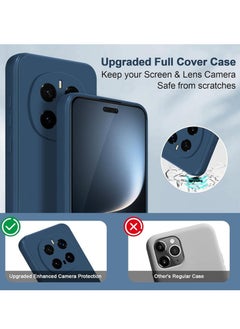 TIGER Honor Magic 7 Pro Case Cover | Soft Silicone Shockproof Back Cover | Anti-Scratch, Camera Protection, Slim & Lightweight | Premium TPU Protective Case for Honor Magic 7 Pro 5G (6.8-Inch) Blue  - Image 4