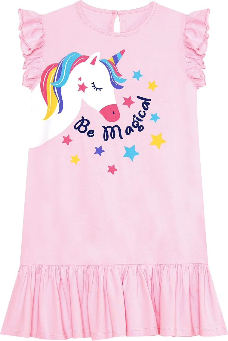 Denokids Unicorn Graphic Dress