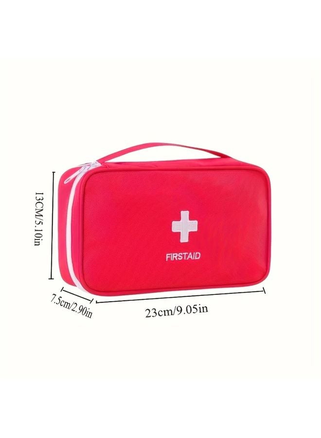 Blue Portable Travel First Aid Kit Compact Emergency Medical Pouch - Image 4