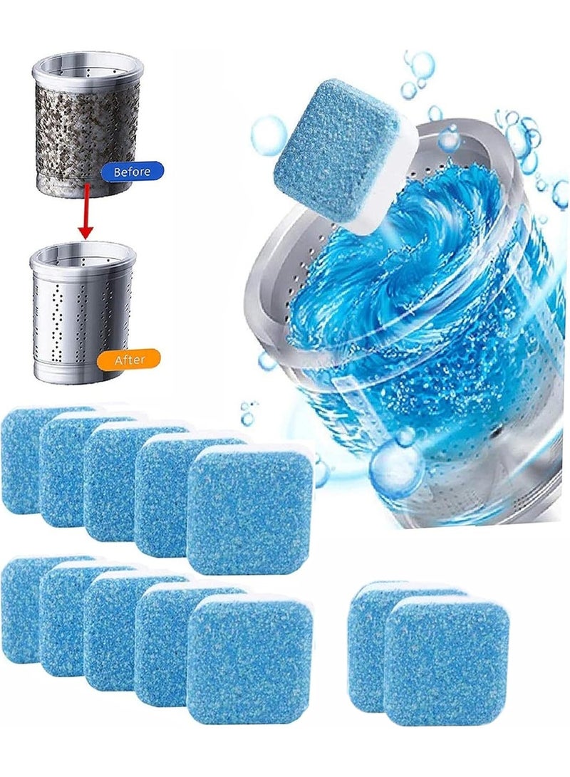 Di Ling Washing Machine Cleaner Tablets 12PCS, Deep Cleaning Descaling Tablets for Front & Top Load Washers, Drum & Tub Cleaner, Odor Remover, Limescale & Residue Remover, Lavender Fragrance - Image 1