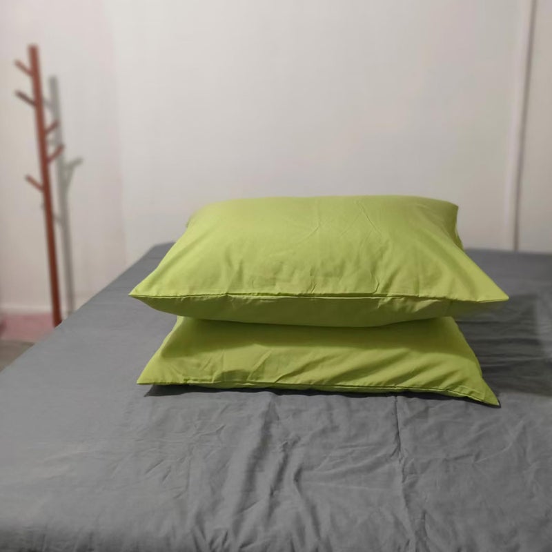 LEISUREWEEK Premium Queen Pillowcases 4 Pack - Grass-Yellow Standard - Ultra Soft 1800 Thread Count Microfiber- Double Brushed - Allergies Free - Wrinkle Resistant Pillowcase - Image 4