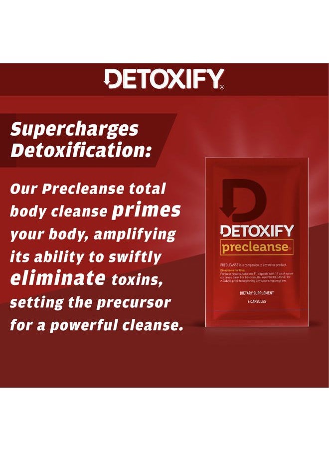 Detoxify - Pre Cleanse One Day Detox Capsules with Milk Thistle and Dandelion - Total Body Cleanse for Women and Men - Image 1