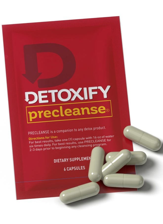 Detoxify - Pre Cleanse One Day Detox Capsules with Milk Thistle and Dandelion - Total Body Cleanse for Women and Men - Image 1