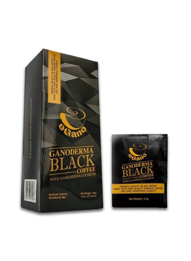 EGANO 3 Boxes Premium Ganoderma Black Coffee Instant Coffee With Ganoderma Lucidum Extract (3.5g x 30 Sachets / Box) - Image 2