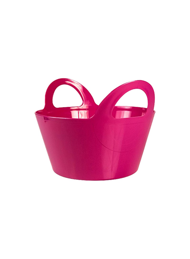 أيدل أصص نباتات داخلية بمقابض جيني 3 لتر، -22X11 - أصص زهور بلاستيكية متينة بألوان متعددة - أصص زراعة داخلية أنيقة للمنزل والمكتب - مصنوعة في إيطاليا - من إيديل - Image 1