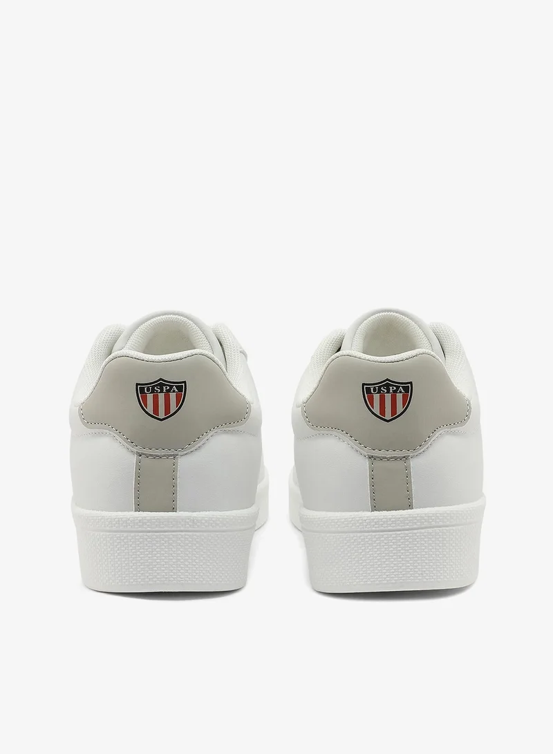 U.S. Polo Assn. white Women's White Low-Top Sneakers - Classic Style Detail for Elegant Everyday Wear for Women | Best Price UAE