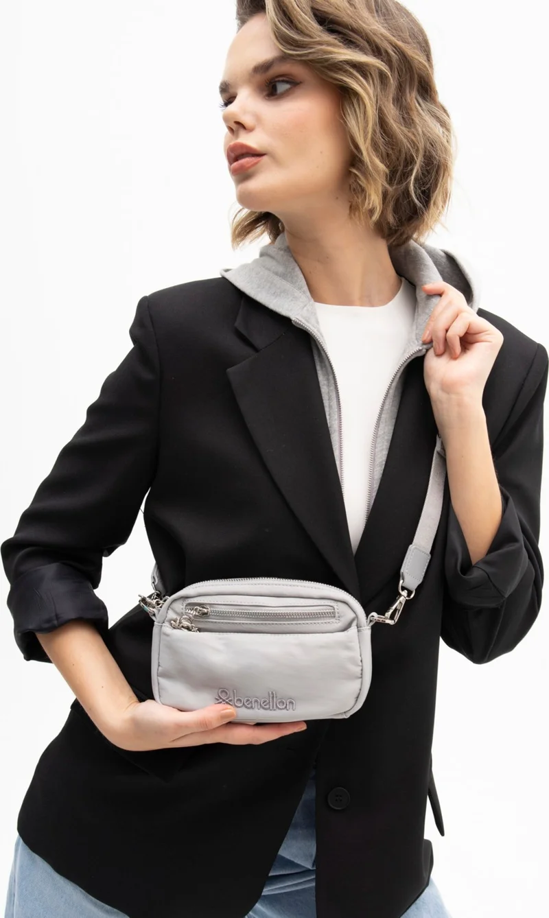 UNITED COLORS OF BENETTON Benetton Women's Crossbody Bag A.grey BNT1204