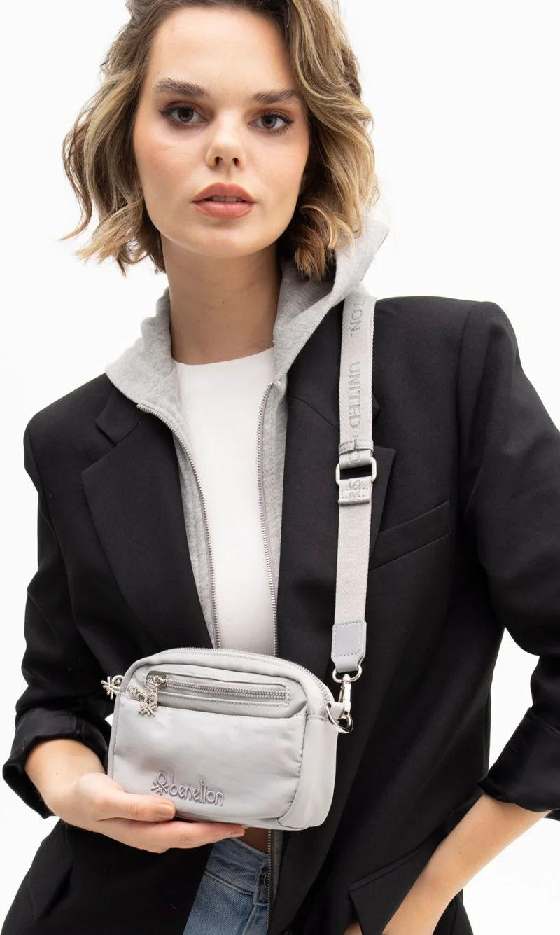 UNITED COLORS OF BENETTON Benetton Women's Crossbody Bag A.grey BNT1204