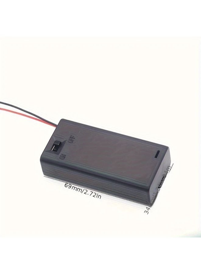 Battery Storage Box No 5 With Lid And Wire 2 Sections Household Battery Holder Case - Image 3