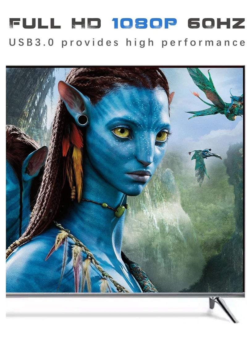 JAJEEK USB to VGA Cable Converter, 1080P VGA to USB 3.0/2.0 Adapter, Multi-Screen Video Converter for Laptop, Desktop to Monitor, Projector, TV (Not Support Chromebook) - Image 5