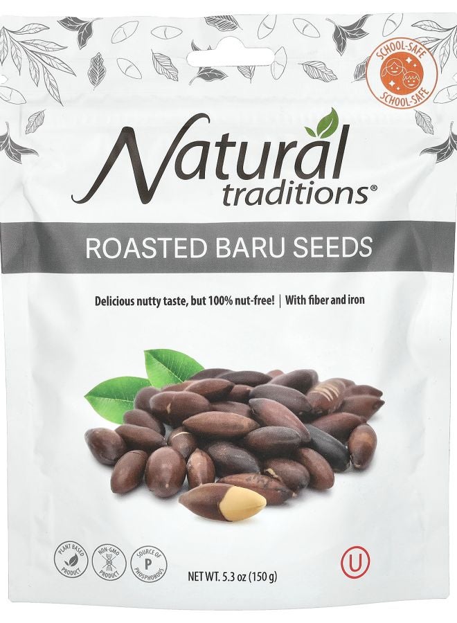 Organic Traditions بذور بارو المحمصة  5.3 أونصة (150 جرام)