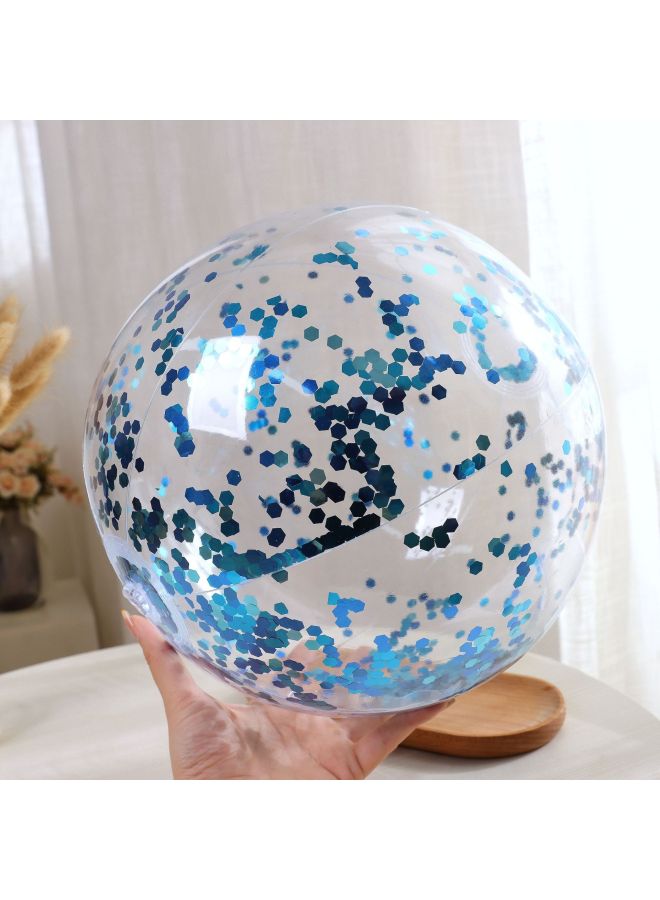 Hotline Internet Celebrity Inflatable Transparent Feather Beach Ball Pvc Ball Water Playing Beach Toys