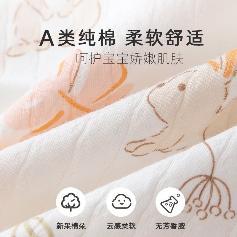 Newborn Baby Short-sleeved T-shirt for Boys and Girls Baby Summer Thin Single-piece Top Children''s Cotton Cartoon Summer Clothes - Image 5