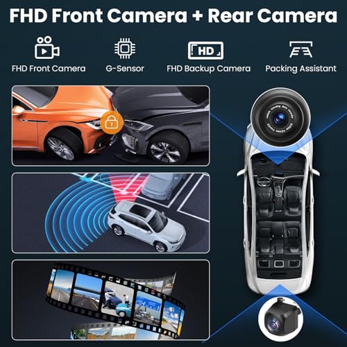 Aonerex 8" Wireless CarPlay Screen Car Stereo Compatible Apple CarPlay and Android Auto Portable Touch Screen AirPlay, GPS Navigation, Bluetooth, Voice Control, Mirror Link (9 Inch) - Image 3