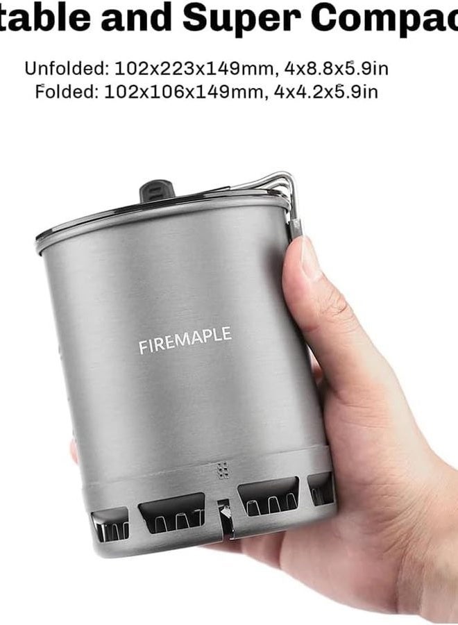 Fire-Maple 600ml G3 Petrel Ultralight Camping Pot, 162g, Hard Anodized Aluminum, Brushed Finish, Suitable for Stovetop, Includes Mesh Bag, Lid with Ventilation - Image 4