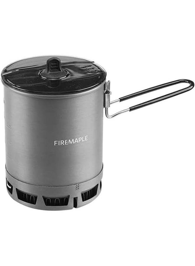 Fire-Maple 600ml G3 Petrel Ultralight Camping Pot, 162g, Hard Anodized Aluminum, Brushed Finish, Suitable for Stovetop, Includes Mesh Bag, Lid with Ventilation - Image 1