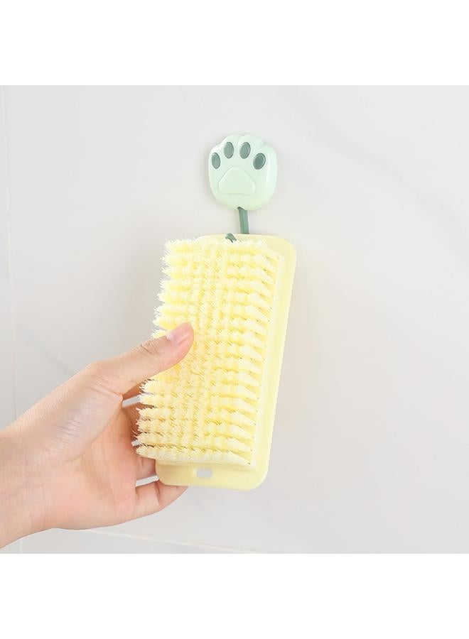 Soft Bristle Scrub Brush PP Multifunctional Shoe Cleaning Brush for Laundry Clothes Scrubbing Stain Removing
