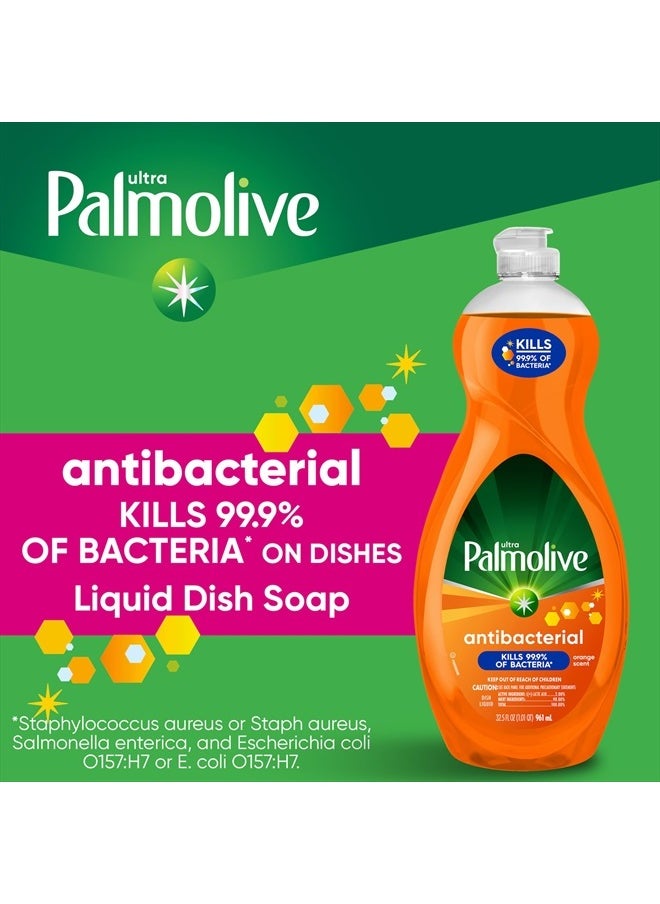 Palmolive - Ultra Dish Liquid, Orange, Antibacterial, 32.5 Fl Oz (Pack of 1) - Image 1