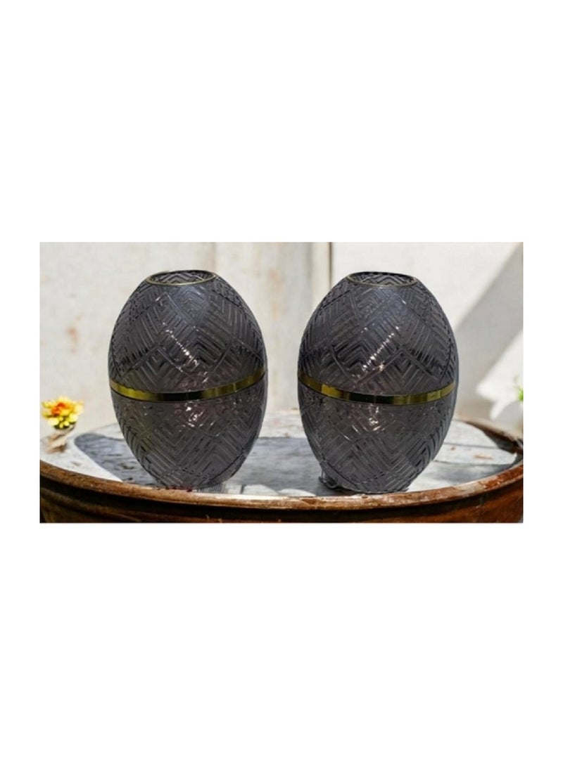 2-piece oval acrylic tissue holder - Image 1