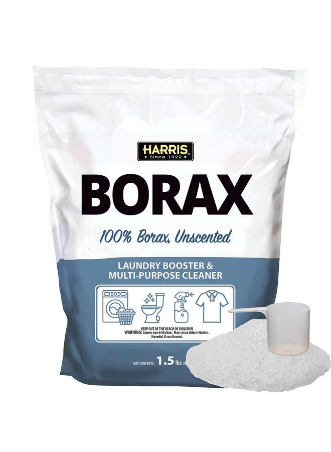 Harris مسحوق بورق هاريس لتعزيز الغسيل ومنظف متعدد الاستخدامات، 1.5 رطل (بدون رائحة) - Image 1