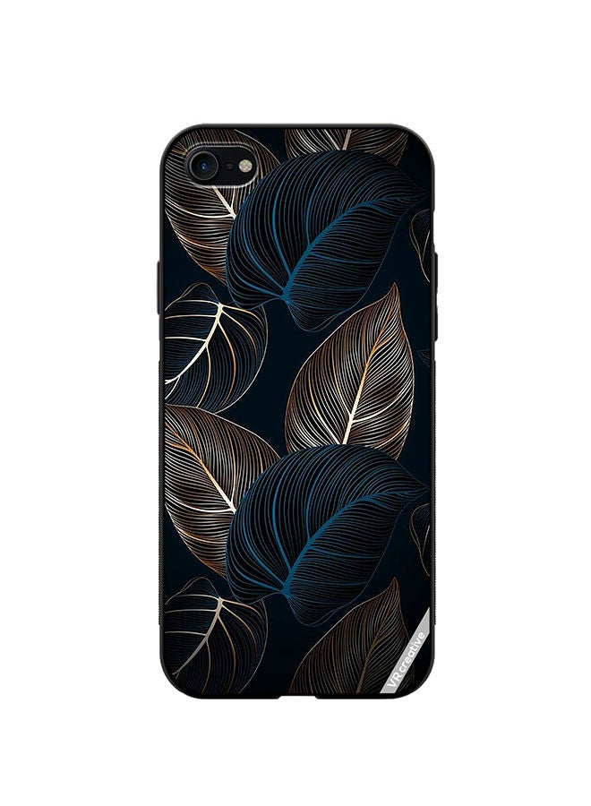 VR CREATIVE Protective Case Cover For Apple iPhone SE (2022) Banana Palm Tree Leaves Pattn Design Multicolour - Image 1