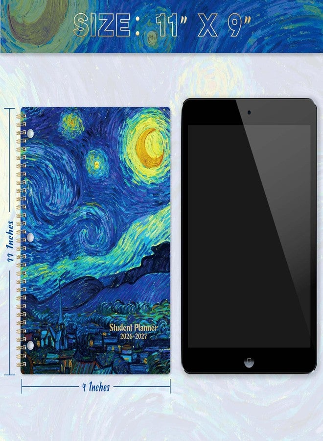 BooQool Student Planner 2026-2027 - July 2026 - June 2027 School Planner, 9" x 11", Weekly LessonPlanner, Twin- Wire Binding, Stickers, Perfect Organizer - Image 3
