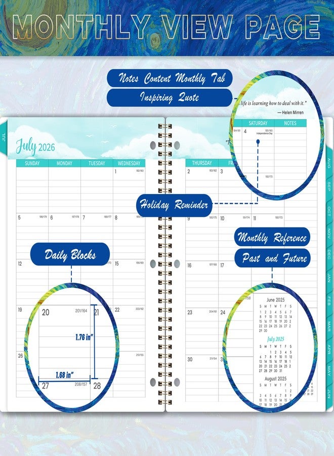 BooQool Student Planner 2026-2027 - July 2026 - June 2027 School Planner, 9" x 11", Weekly LessonPlanner, Twin- Wire Binding, Stickers, Perfect Organizer - Image 4