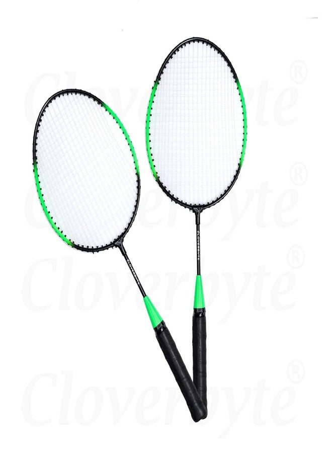 CLOVERBYTE Aluminium Exotic Green Kids Racket Set with 6 Shuttlecock for Kids Badminton Kit - Image 3