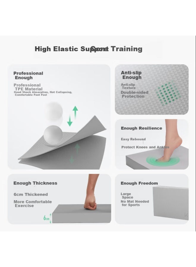 كيب Keep Balance Pad بساط يوجا بساط لياقة بدنية دعم بلانك تدريب أساسي وسادة ركوع منزلية عجلة بطنية وسادة ركوع رغوية - Image 3