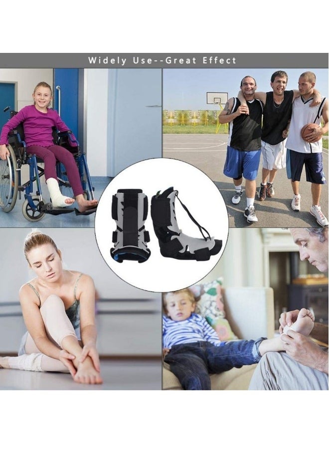 Generic Plantar Fasciitis Orthosis Night Splint Knee Brace Ankle Brace Support Foot Rest - Adjustable Strap Brace for Men and Women - Soft and Easy to Relieve Pain, Suitable for Both Left and Right Foot  - Image 2