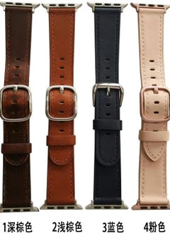 ديفيا Devia Real Leather Watch Band 38/40mm - Dark Brown  - Image 3